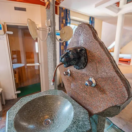 Penthouse Mit Whirlpool, Sauna, Dachterrasse Und Schwedenofen, Air-condition Hotell