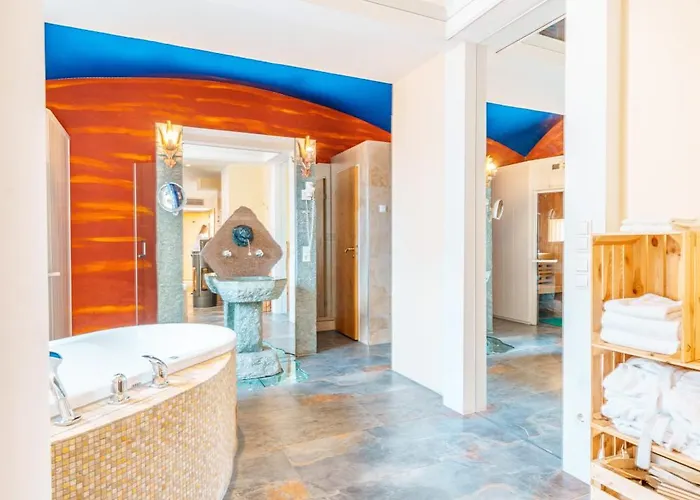 Penthouse Mit Whirlpool, Sauna, Dachterrasse Und Schwedenofen, Air-condition 호텔
